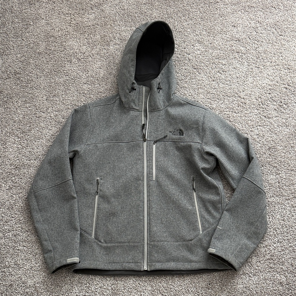 The North Face Men's Charcoal Gray Performance Jacket - Size Medium